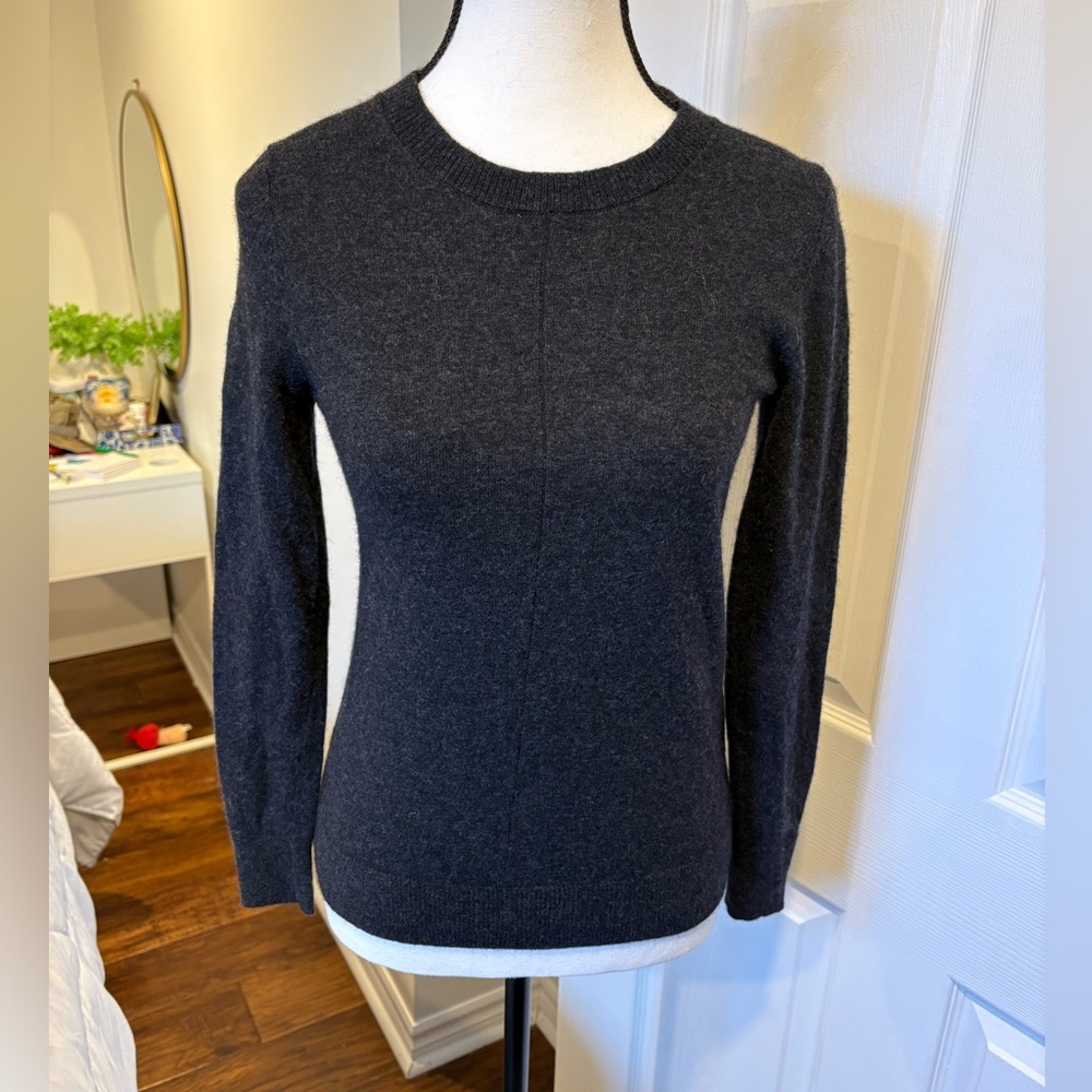 Banana Republic Merino Wool Cashmere Sweater Women’s S Charcoal Grey